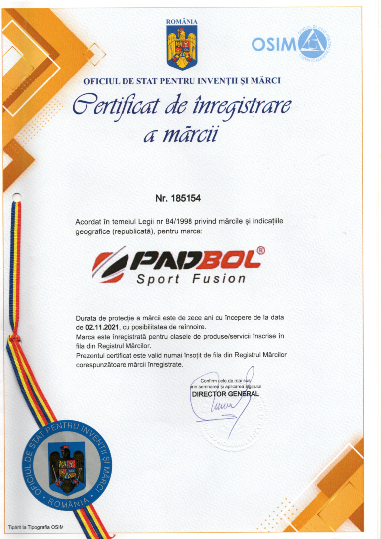 Inregistrare Marca Padbol OSIM